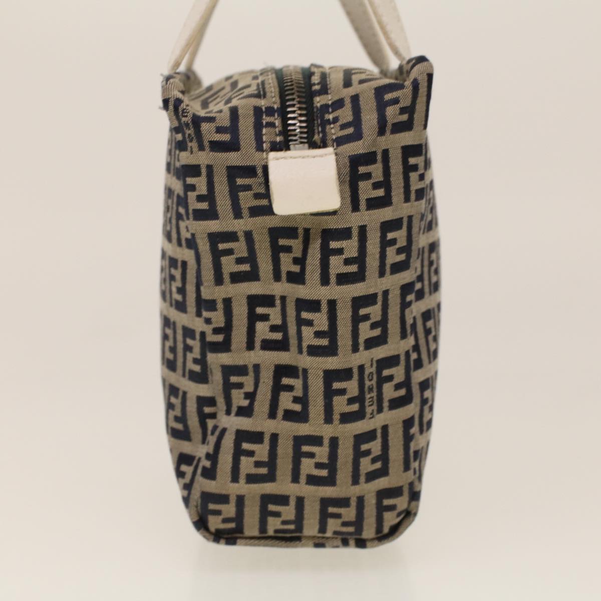 FENDI Zucchino Canvas Hand Bag Navy 2415 8N0000-028 rd5029