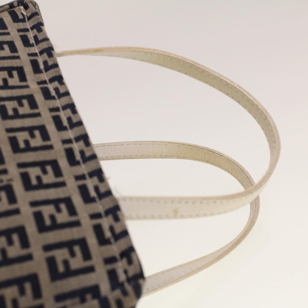 FENDI Zucchino Canvas Hand Bag Navy 2415 8N0000-028 rd5029