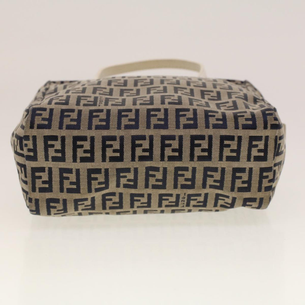 FENDI Zucchino Canvas Hand Bag Navy 2415 8N0000-028 rd5029