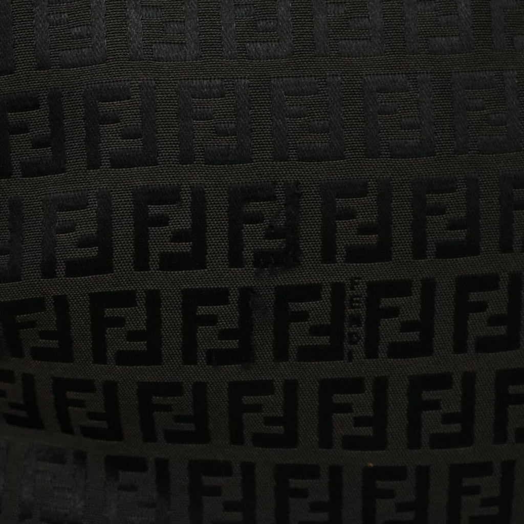 FENDI Zucchino Canvas Tote Bag Black 32028BH019028 rd5035