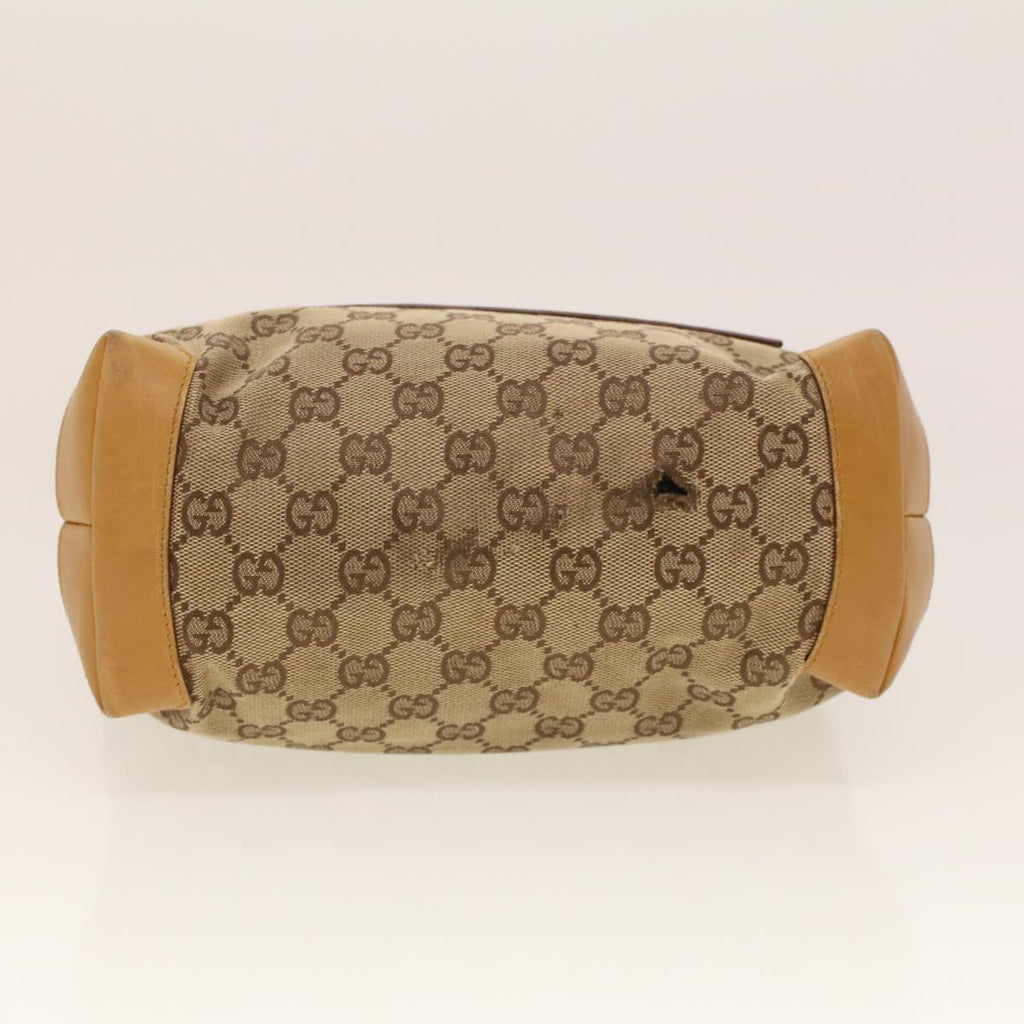 GUCCI GG Canvas Sherry Line Tote Bag Beige Red 019 0402 1705 rd5046