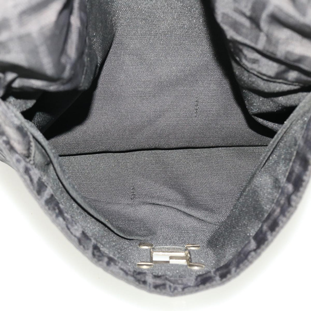 FENDI Zucca Canvas Shoulder Bag Black 06-10 15999 002 rd5061