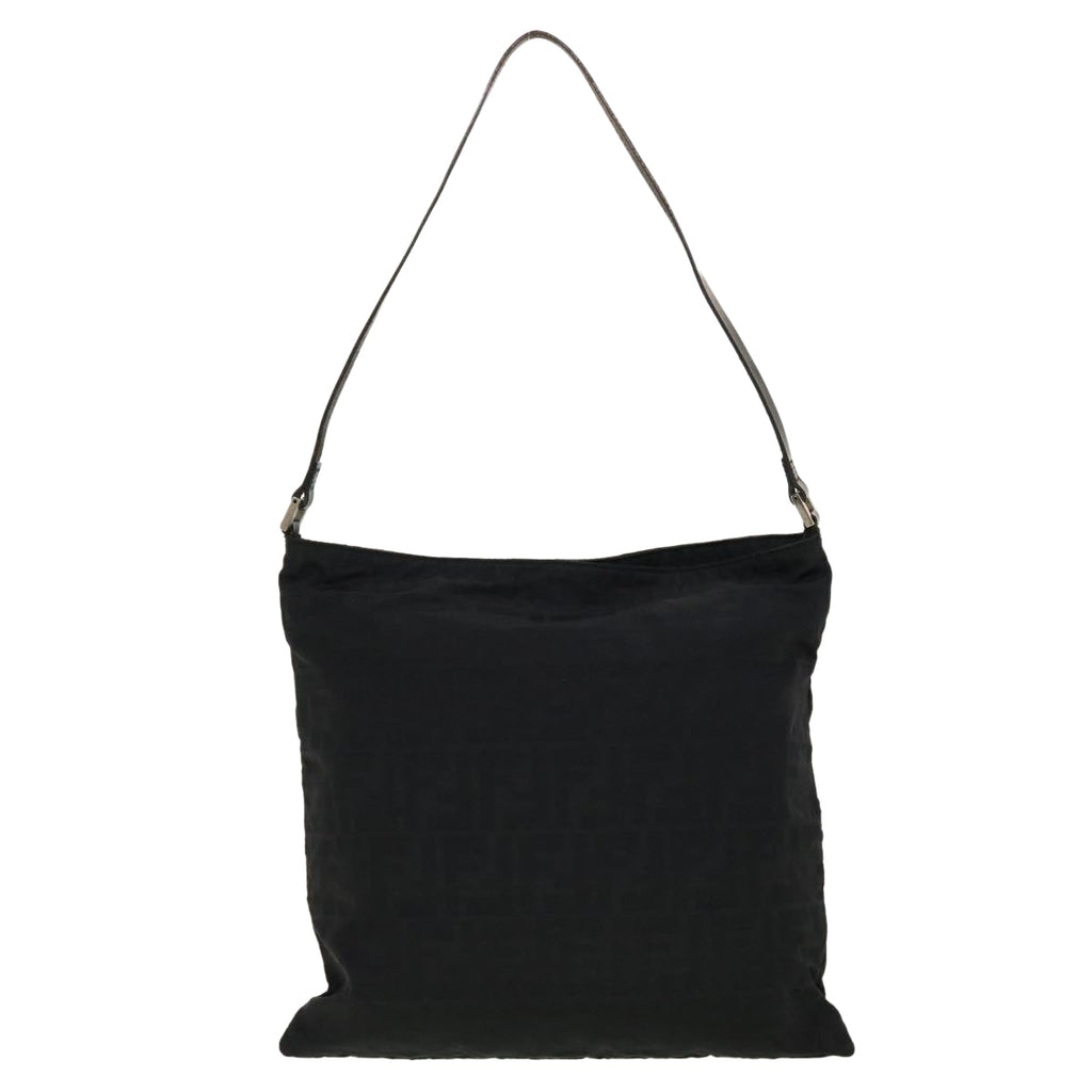 FENDI Zucca Canvas Shoulder Bag Black 06-10 15999 002 rd5061
