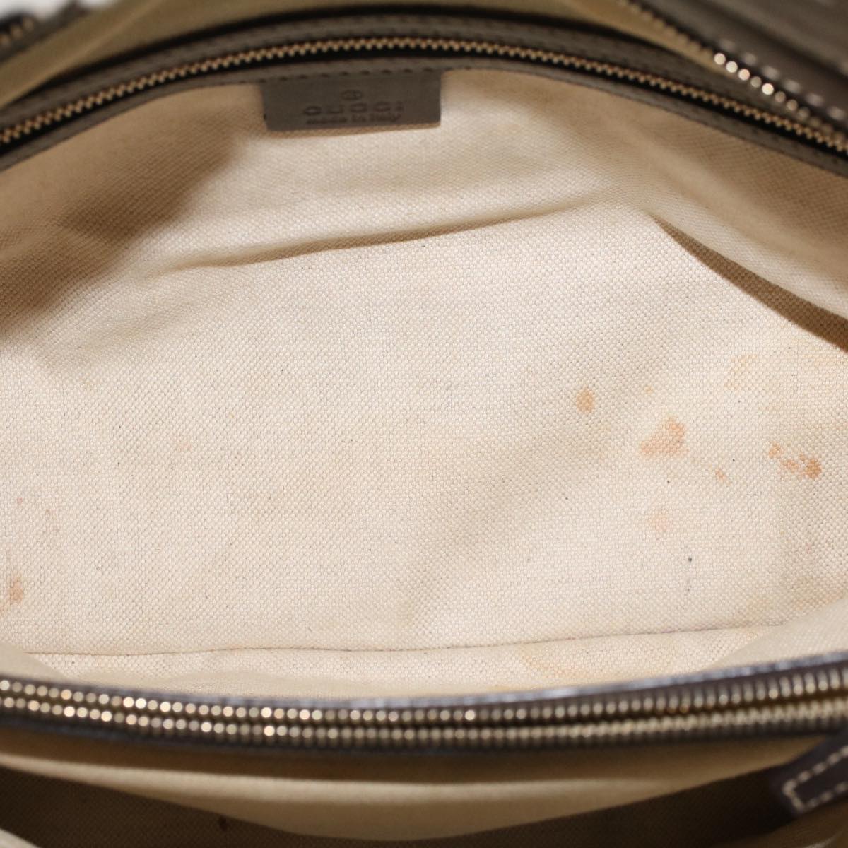 GUCCI GG Canvas Web Sherry Line Tote Bag Beige Green Red 257063 rd5144