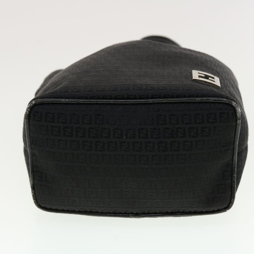 FENDI Zucchino Canvas Tote Bag Black 2415-8BH051-029 rd5147