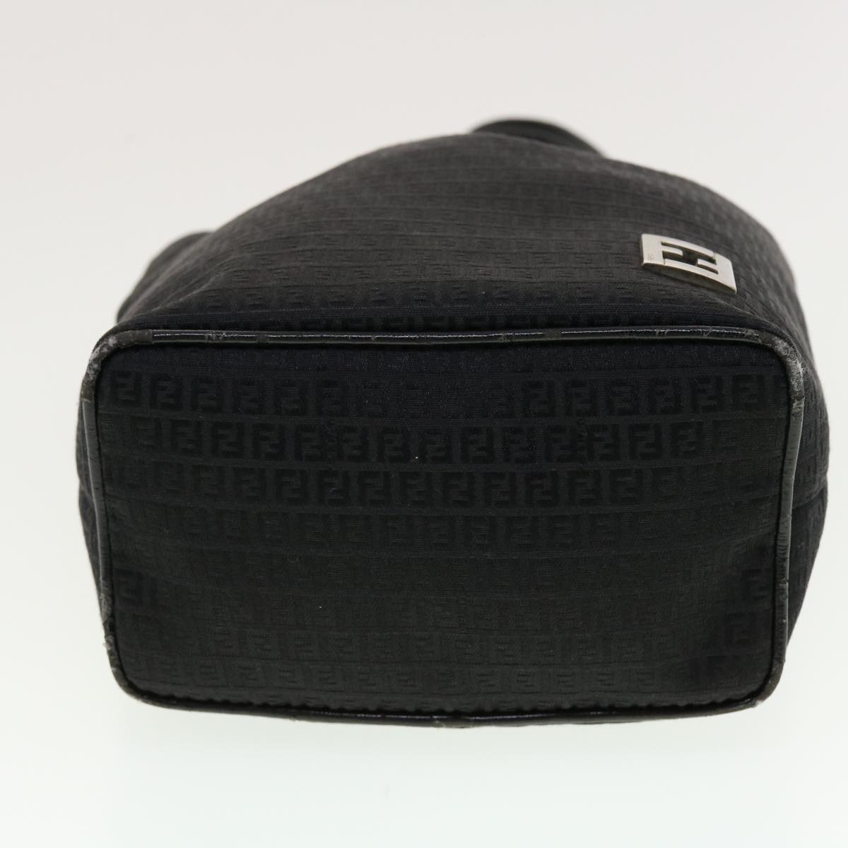 FENDI Zucchino Canvas Tote Bag Black 2415-8BH051-029 rd5147