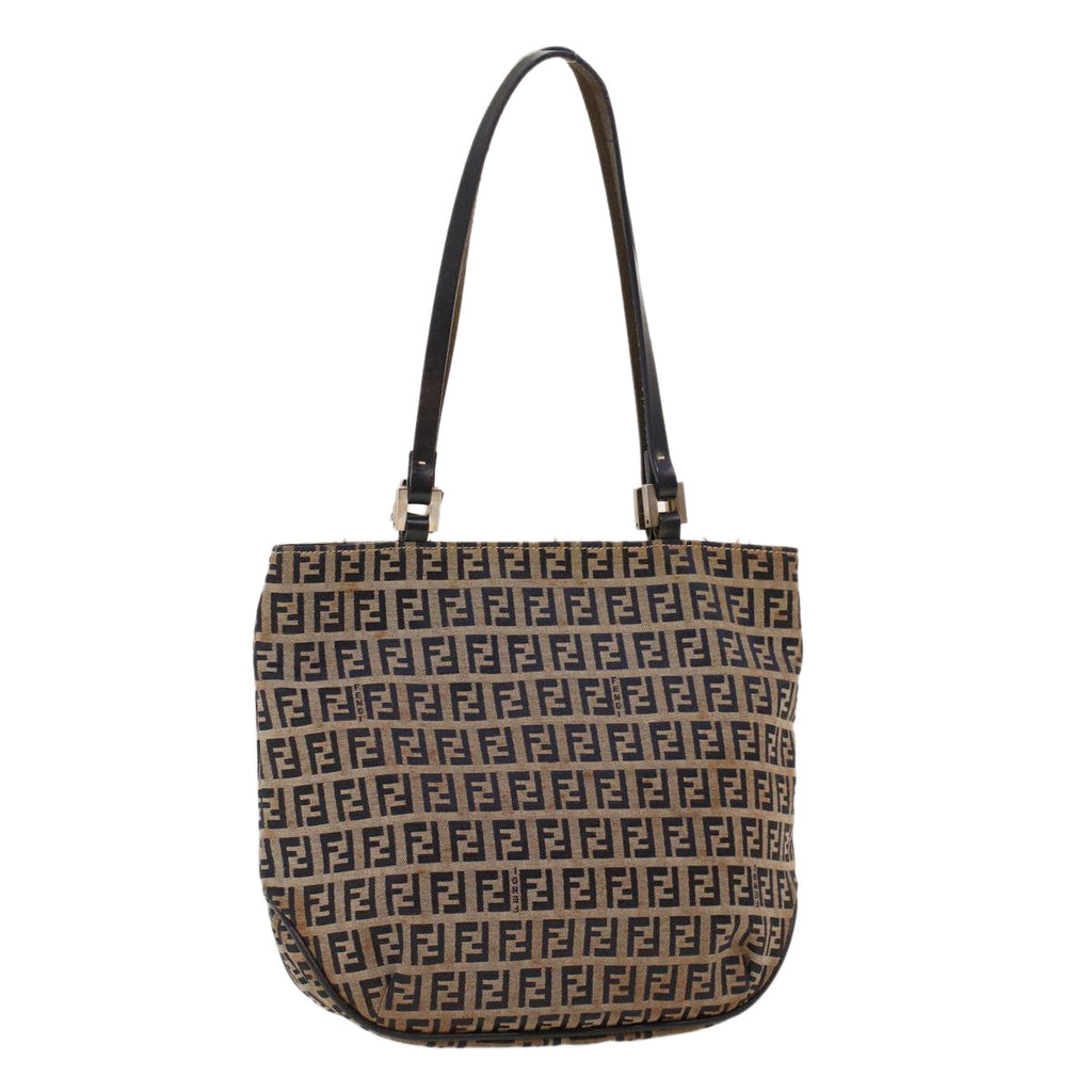 FENDI Zucchino Canvas Tote Bag Navy 2262-16457-018 rd5151