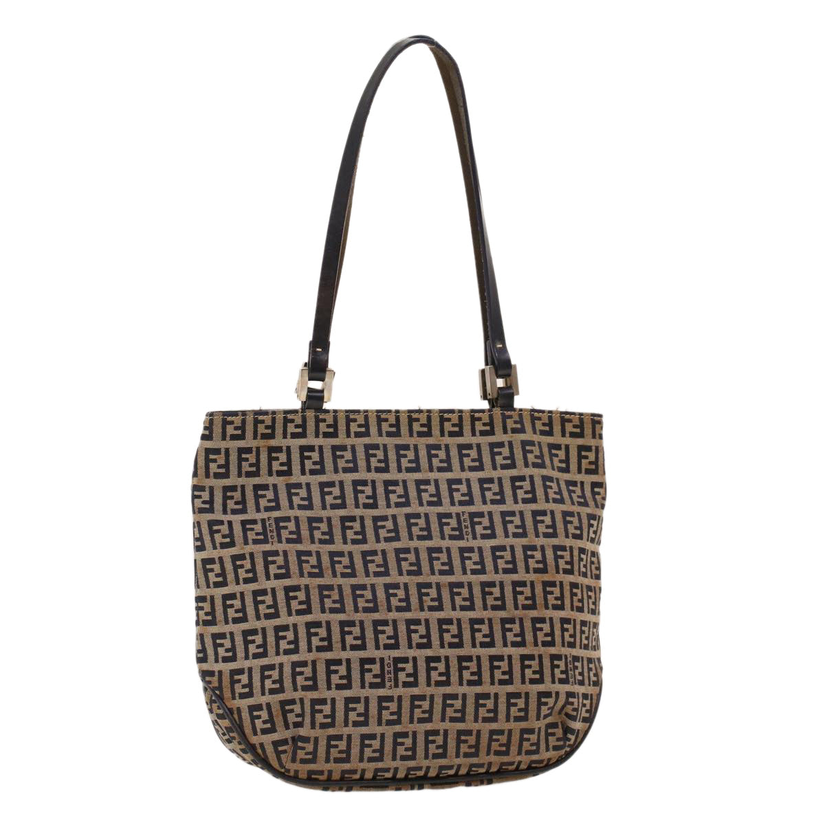 FENDI Zucchino Canvas Tote Bag Navy 2262-16457-018 rd5151
