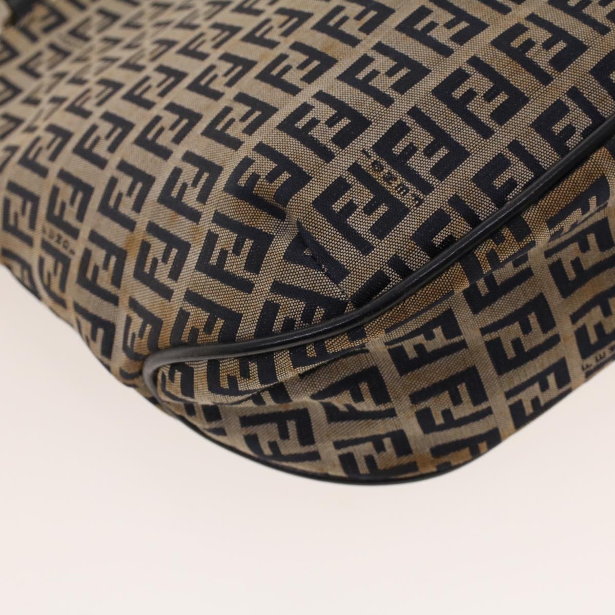 FENDI Zucchino Canvas Tote Bag Navy 2262-16457-018 rd5151