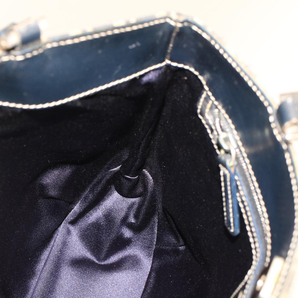 FENDI Zucchino Canvas Tote Bag Navy 2262-16457-018 rd5151
