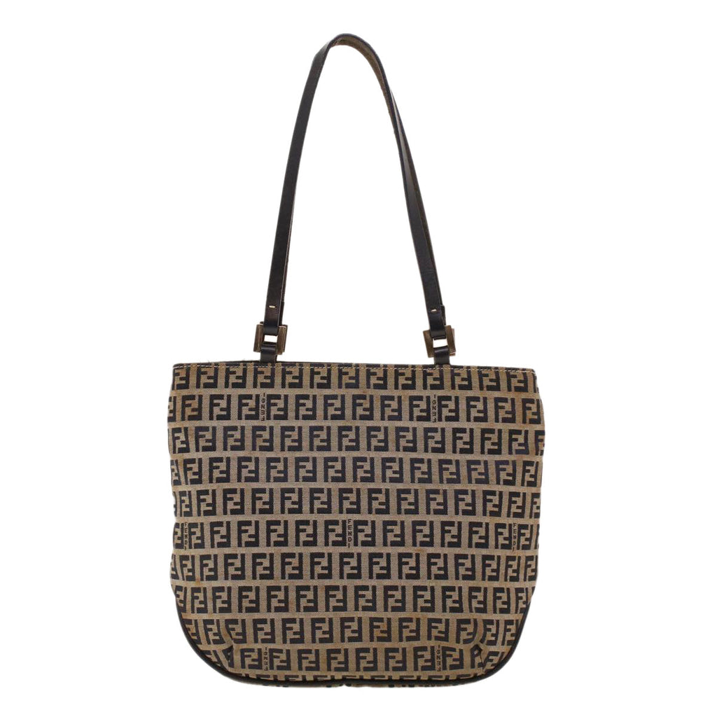 FENDI Zucchino Canvas Tote Bag Navy 2262-16457-018 rd5151