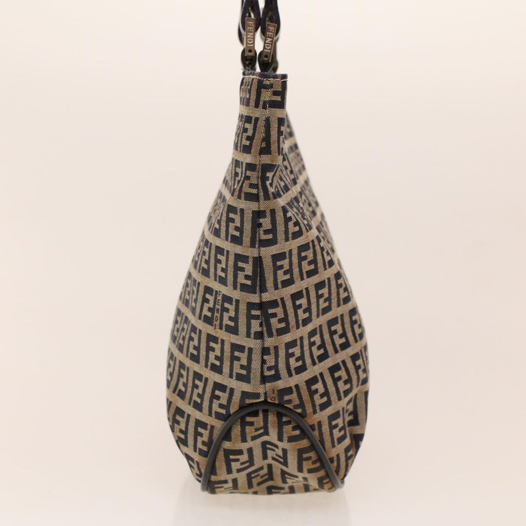 FENDI Zucchino Canvas Tote Bag Navy 2262-16457-018 rd5151