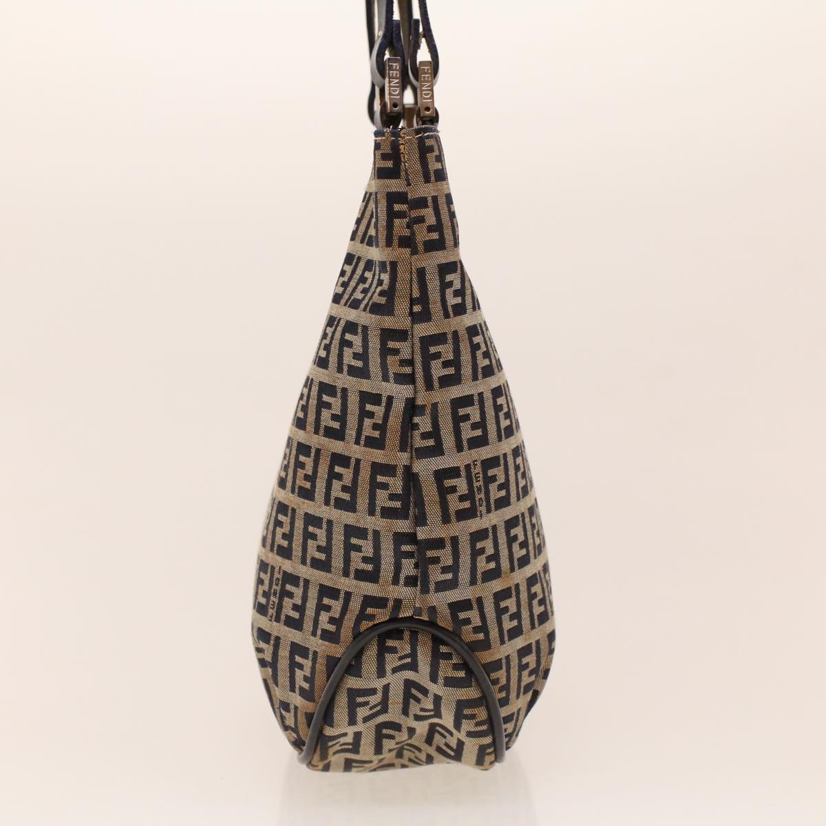 FENDI Zucchino Canvas Tote Bag Navy 2262-16457-018 rd5151