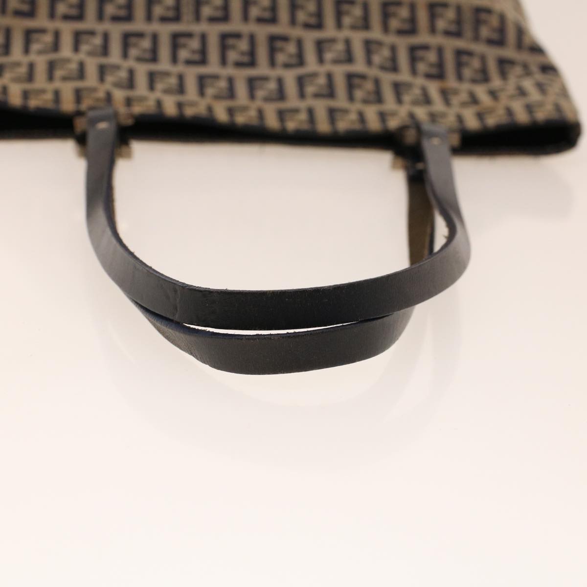 FENDI Zucchino Canvas Tote Bag Navy 2262-16457-018 rd5151