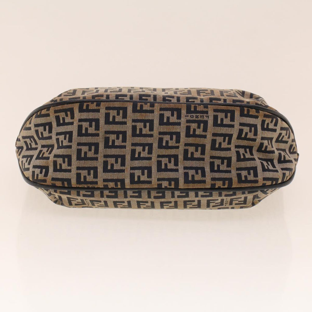FENDI Zucchino Canvas Tote Bag Navy 2262-16457-018 rd5151