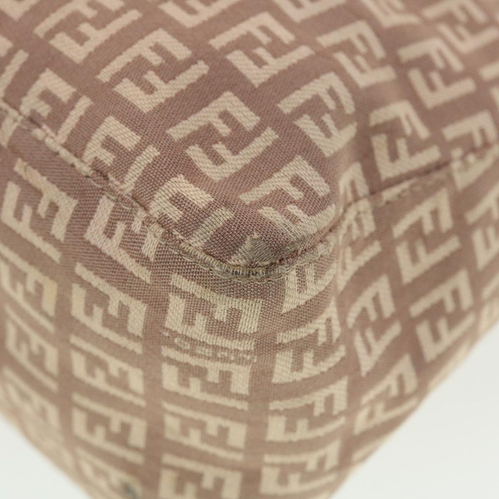 FENDI Zucchino Canvas Hand Bag Pink 2201-8BH138-LPN-068 rd5154