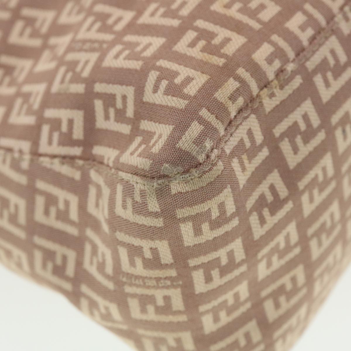 FENDI Zucchino Canvas Hand Bag Pink 2201-8BH138-LPN-068 rd5154