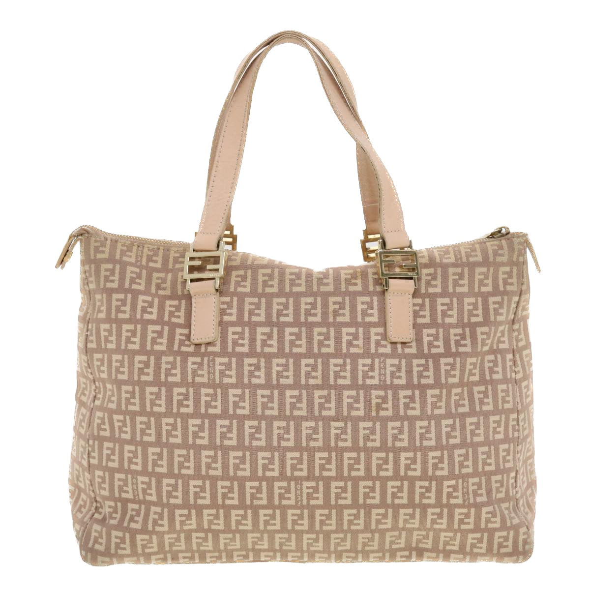 FENDI Zucchino Canvas Hand Bag Pink 2201-8BH138-LPN-068 rd5154