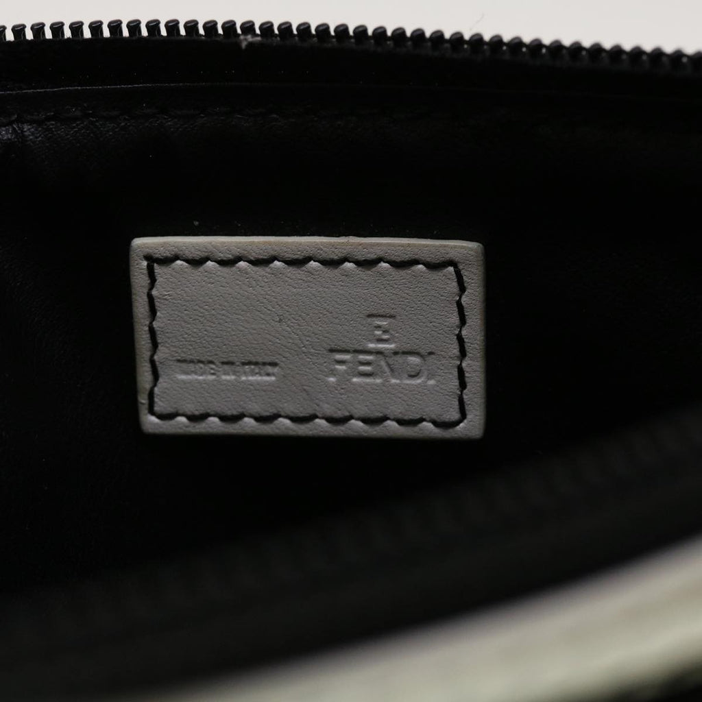 FENDI Zucchino Canvas Pouch Black rd5157