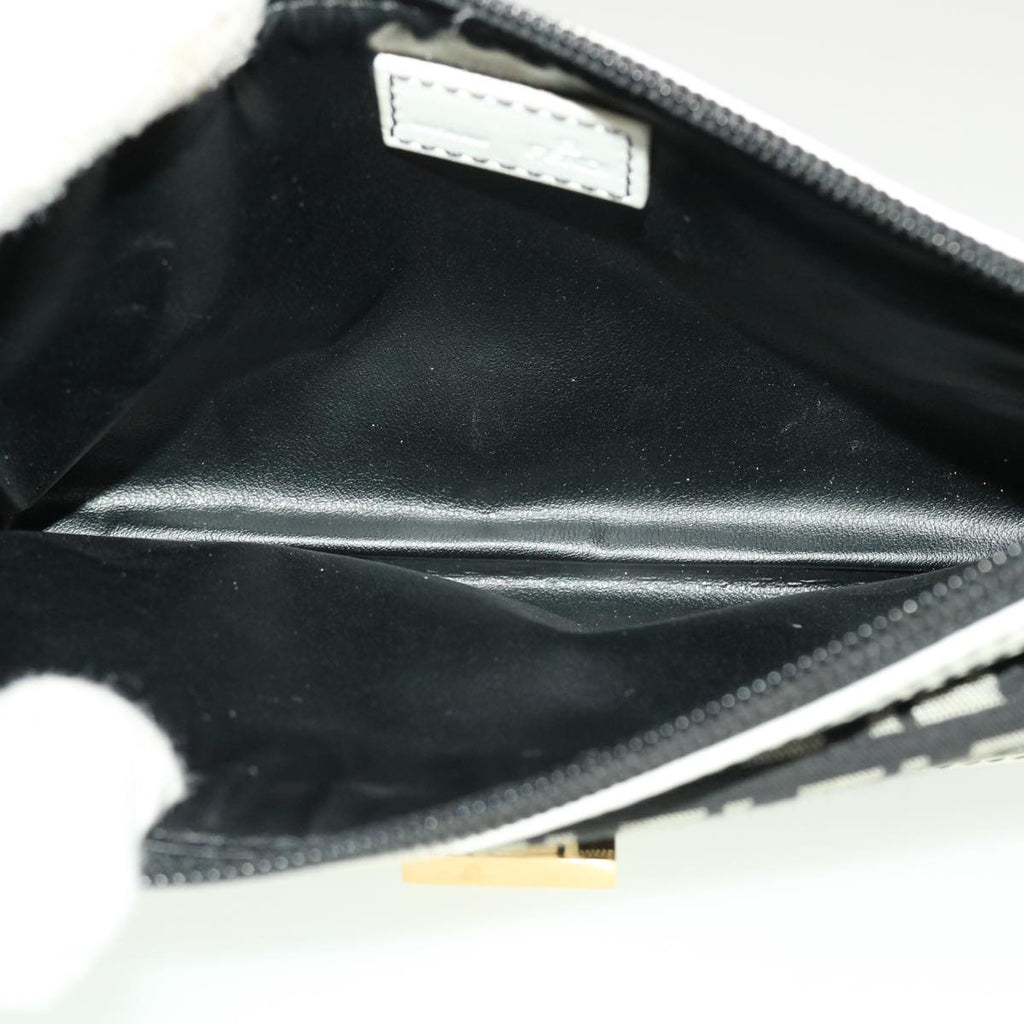 FENDI Zucchino Canvas Pouch Black rd5157