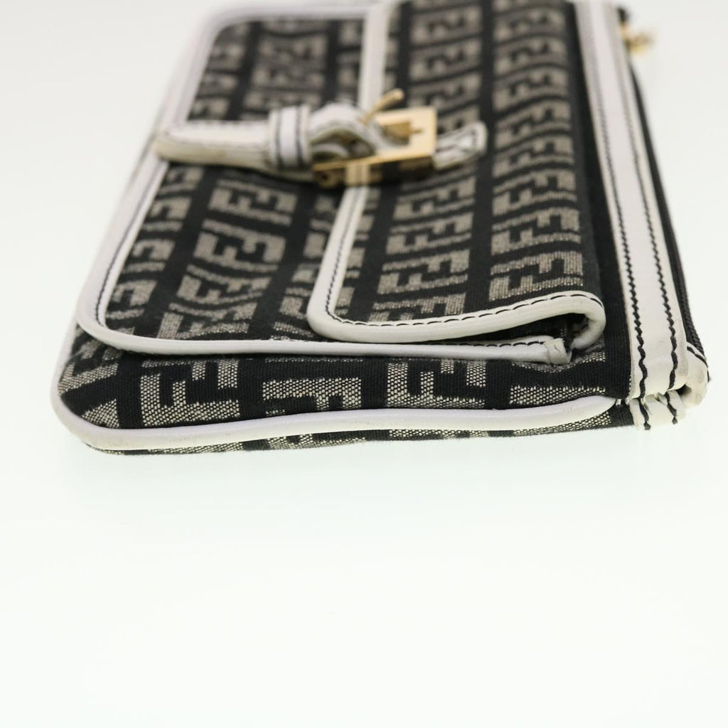 FENDI Zucchino Canvas Pouch Black rd5157