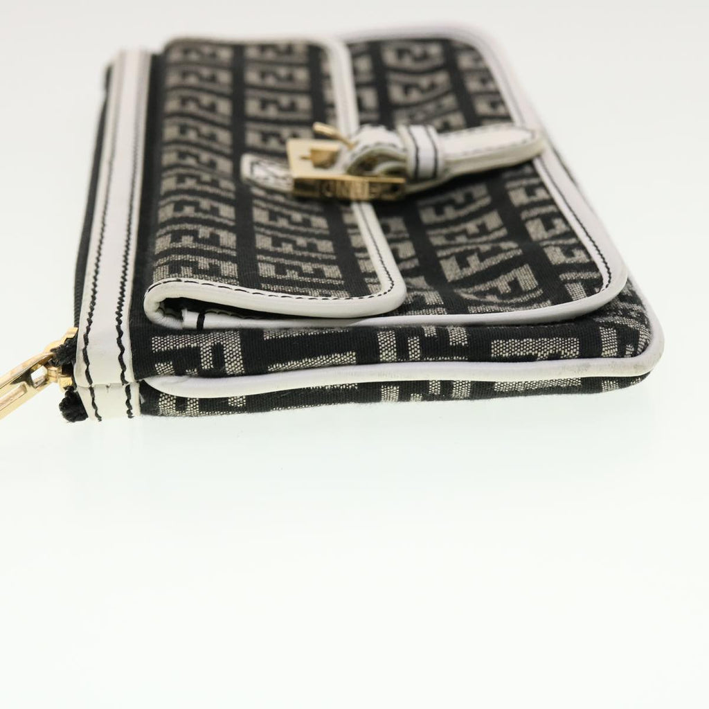 FENDI Zucchino Canvas Pouch Black rd5157