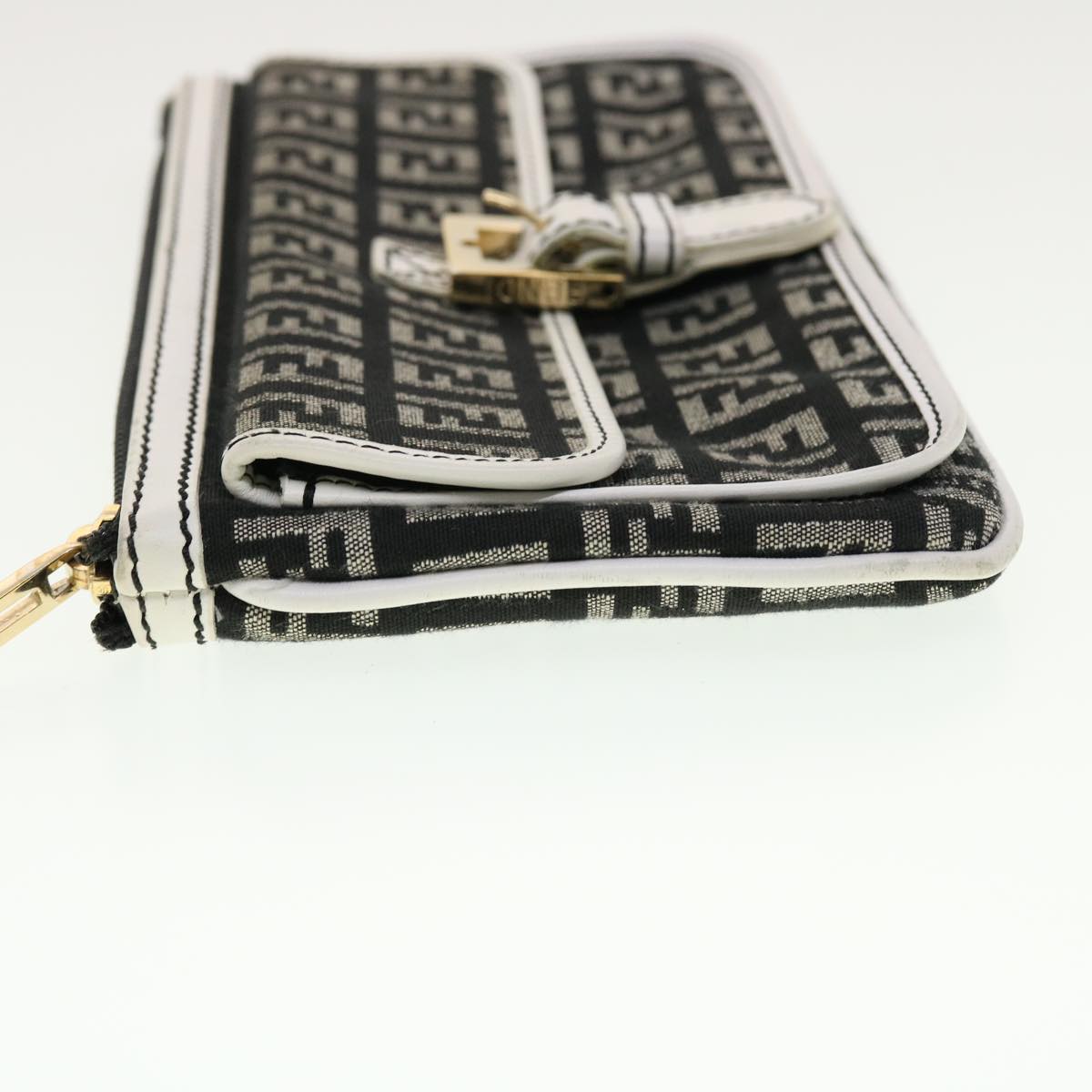 FENDI Zucchino Canvas Pouch Black rd5157