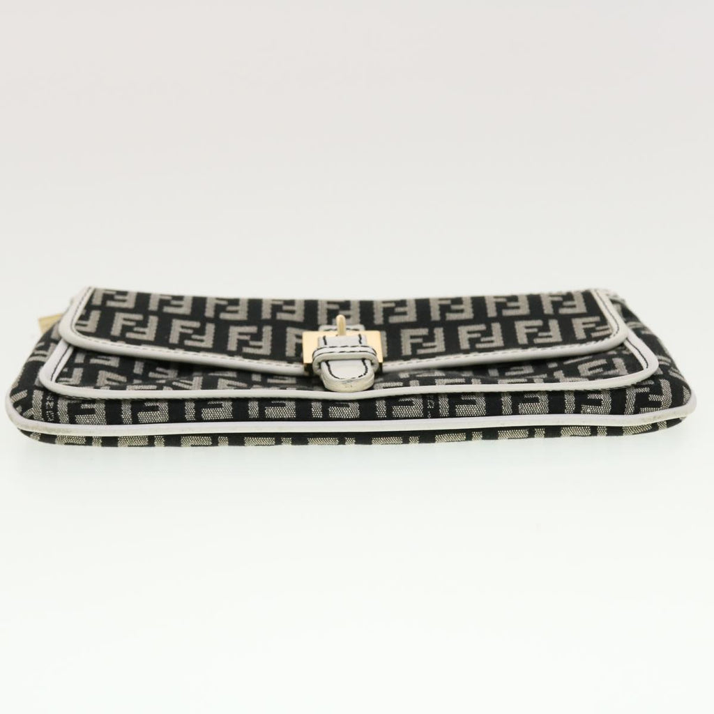 FENDI Zucchino Canvas Pouch Black rd5157