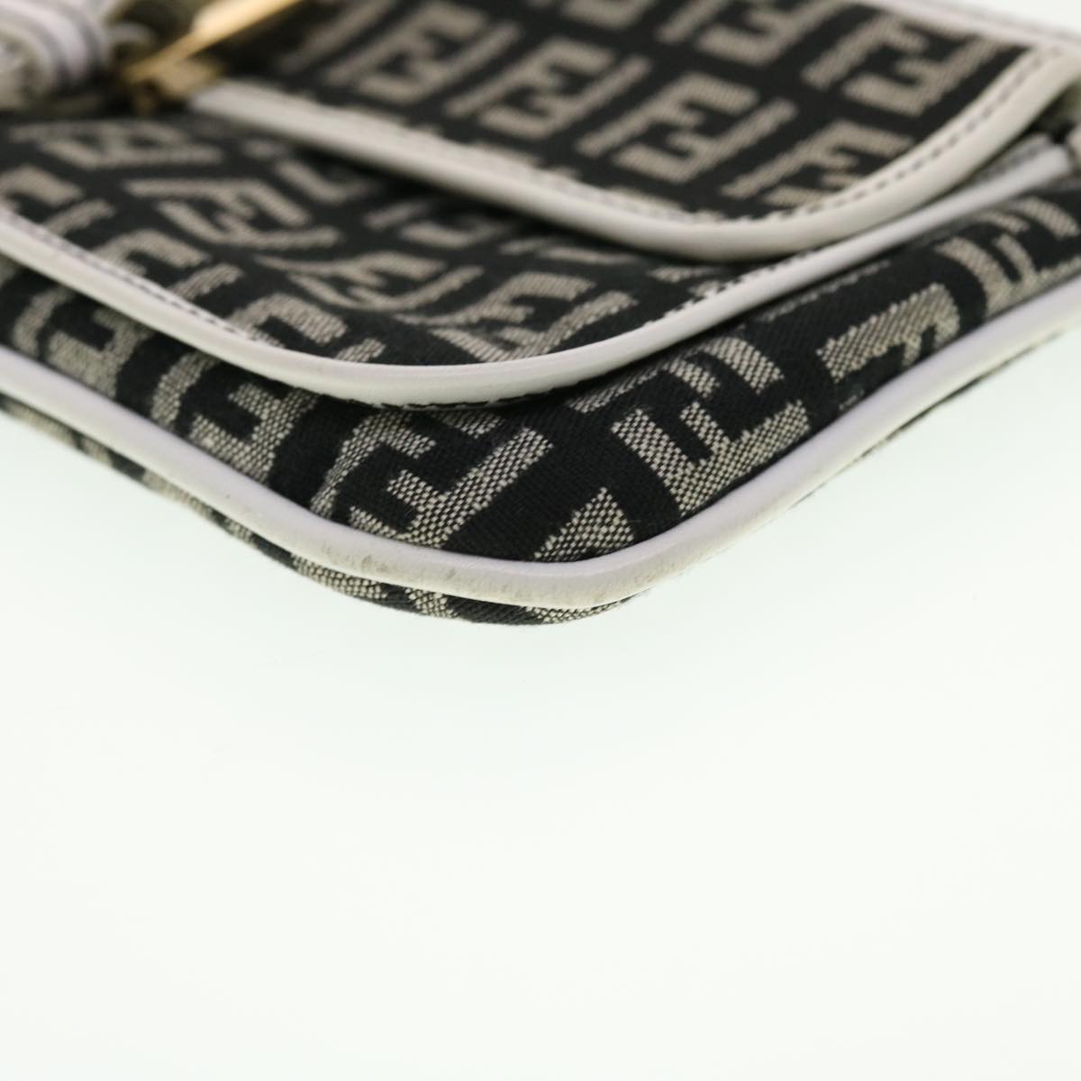 FENDI Zucchino Canvas Pouch Black rd5157