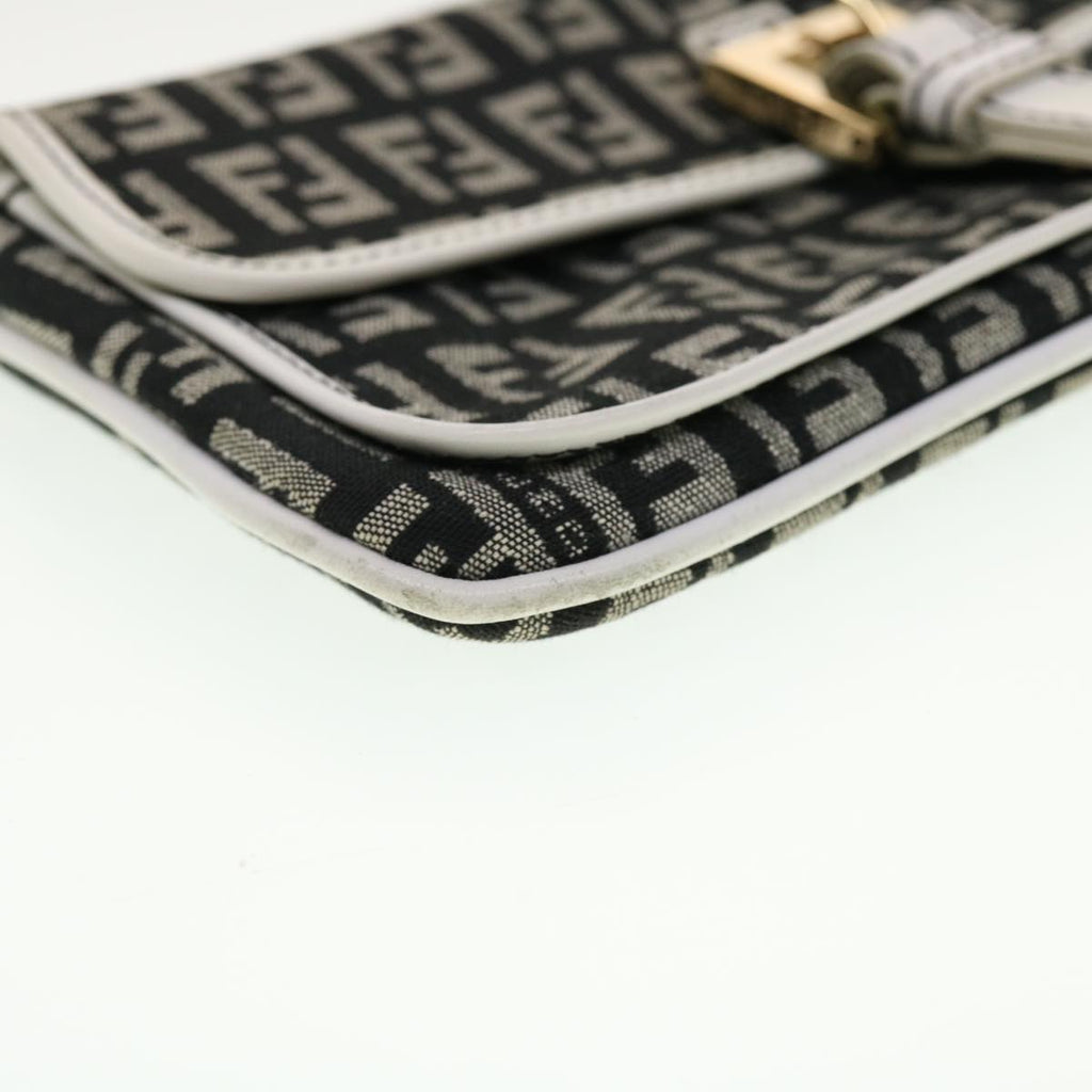 FENDI Zucchino Canvas Pouch Black rd5157