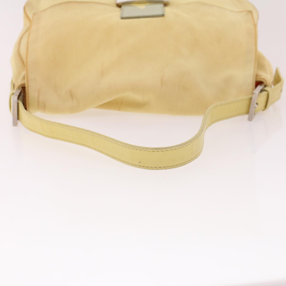 FENDI Mamma Baguette Shoulder Bag Nylon Yellow 2321.26325.018 rd5161