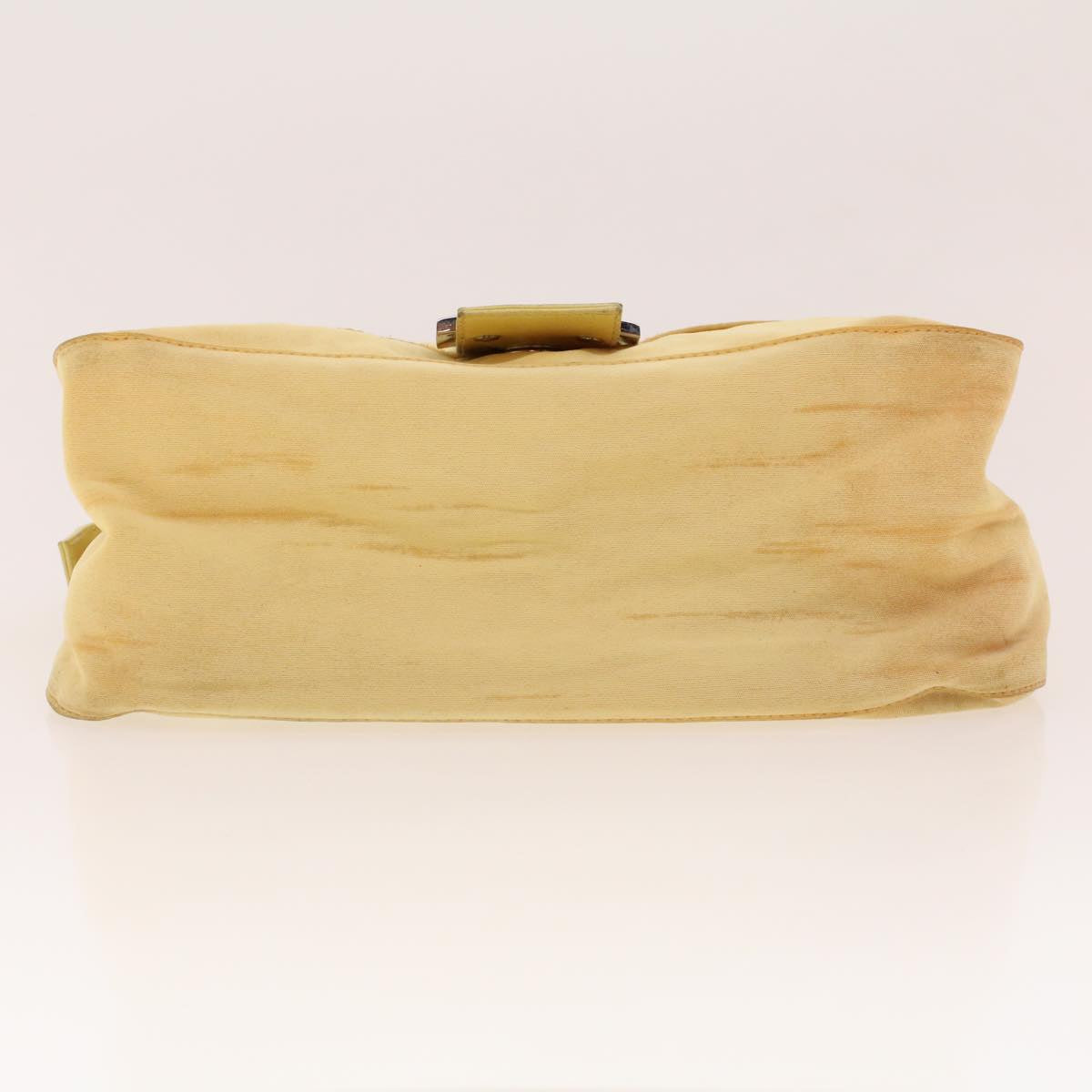 FENDI Mamma Baguette Shoulder Bag Nylon Yellow 2321.26325.018 rd5161