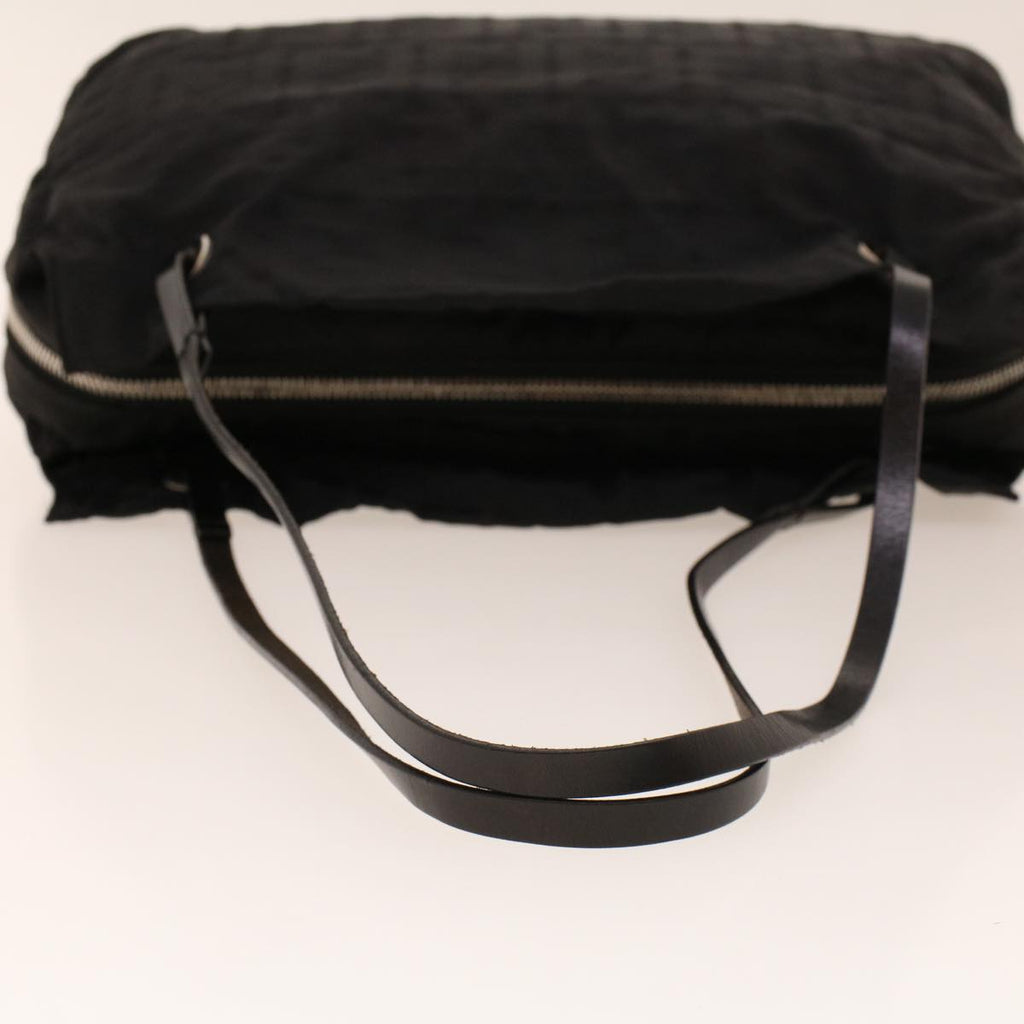 FENDI Zucca Canvas Shoulder Bag Black 222826619 rd5166