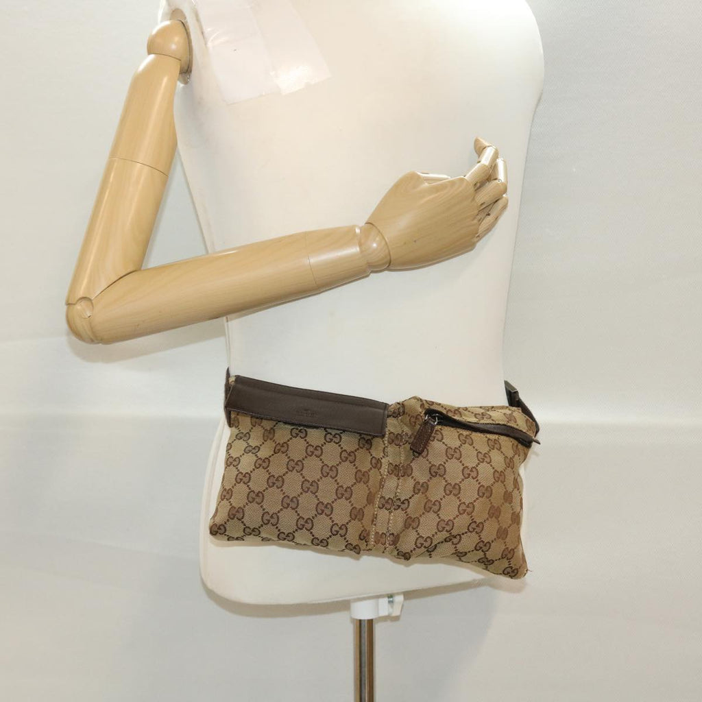 GUCCI GG Canvas Waist bag Beige 28566 rd5171