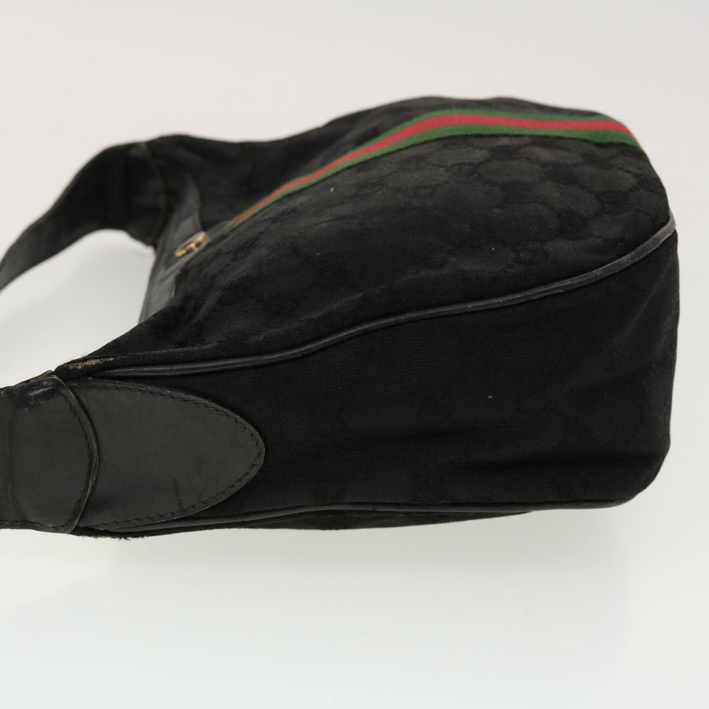 GUCCI GG Canvas Web Sherry Line Hand Bag 2Set Beige Black Red Green rd5182