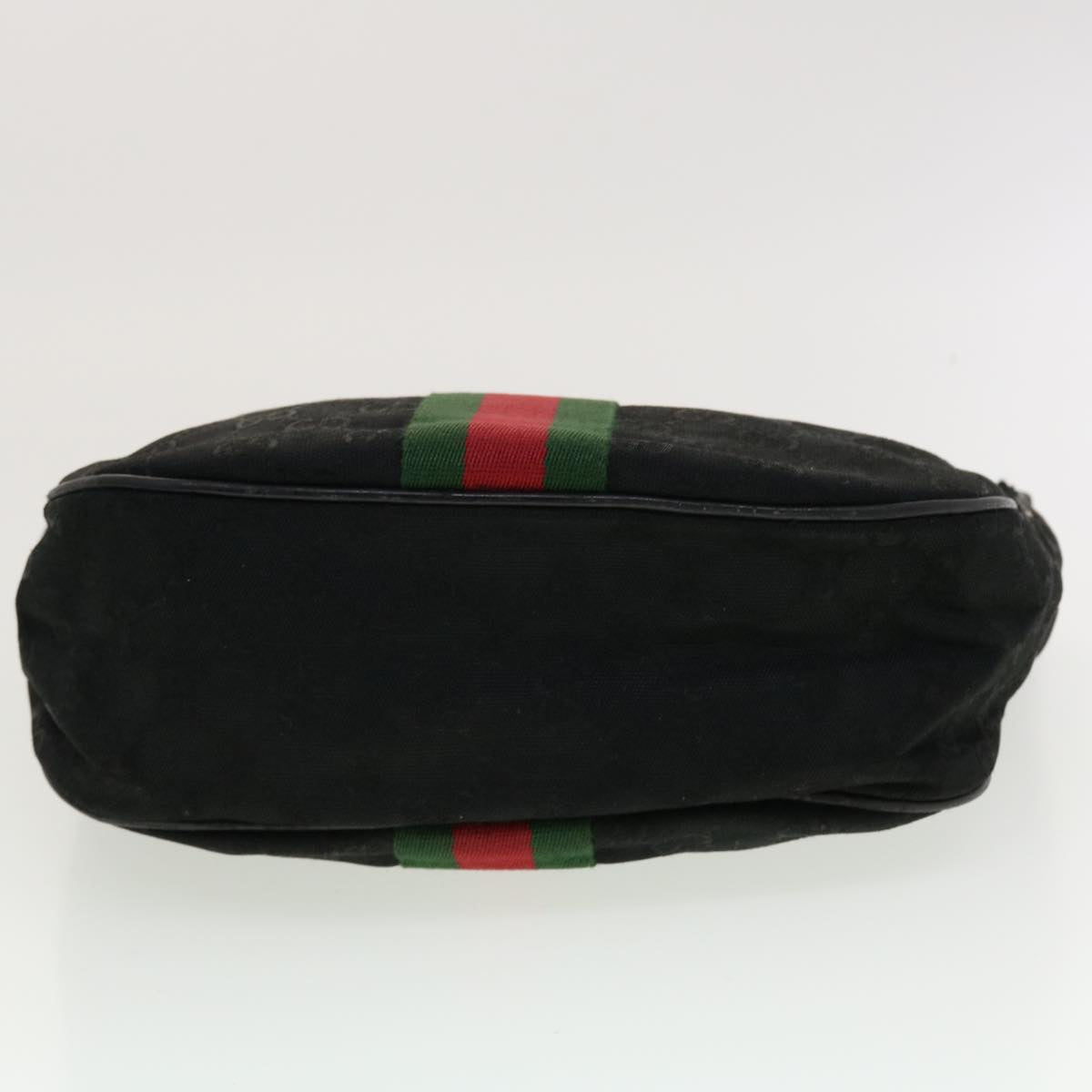 GUCCI GG Canvas Web Sherry Line Hand Bag 2Set Beige Black Red Green rd5182