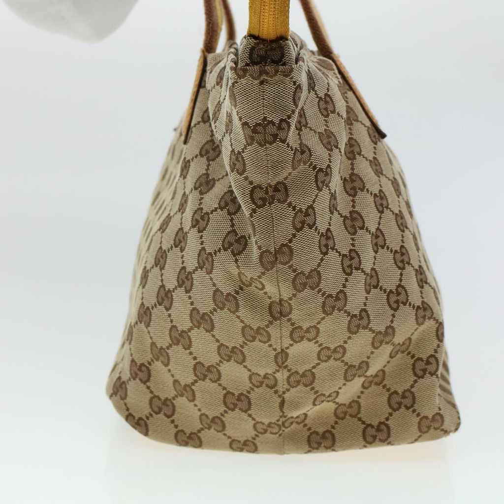 GUCCI GG Canvas Web Sherry Line Hand Bag 2Set Beige Red Green rd5183