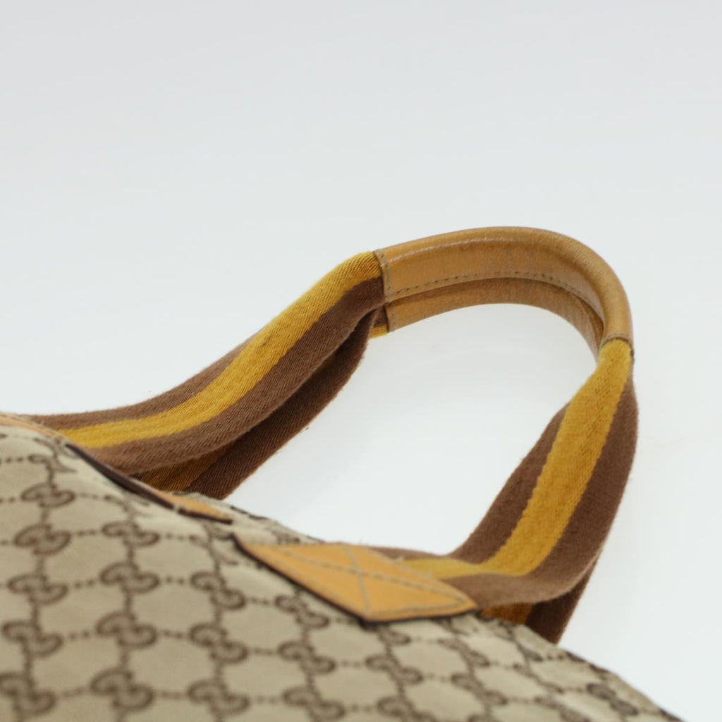 GUCCI GG Canvas Web Sherry Line Hand Bag 2Set Beige Red Green rd5183