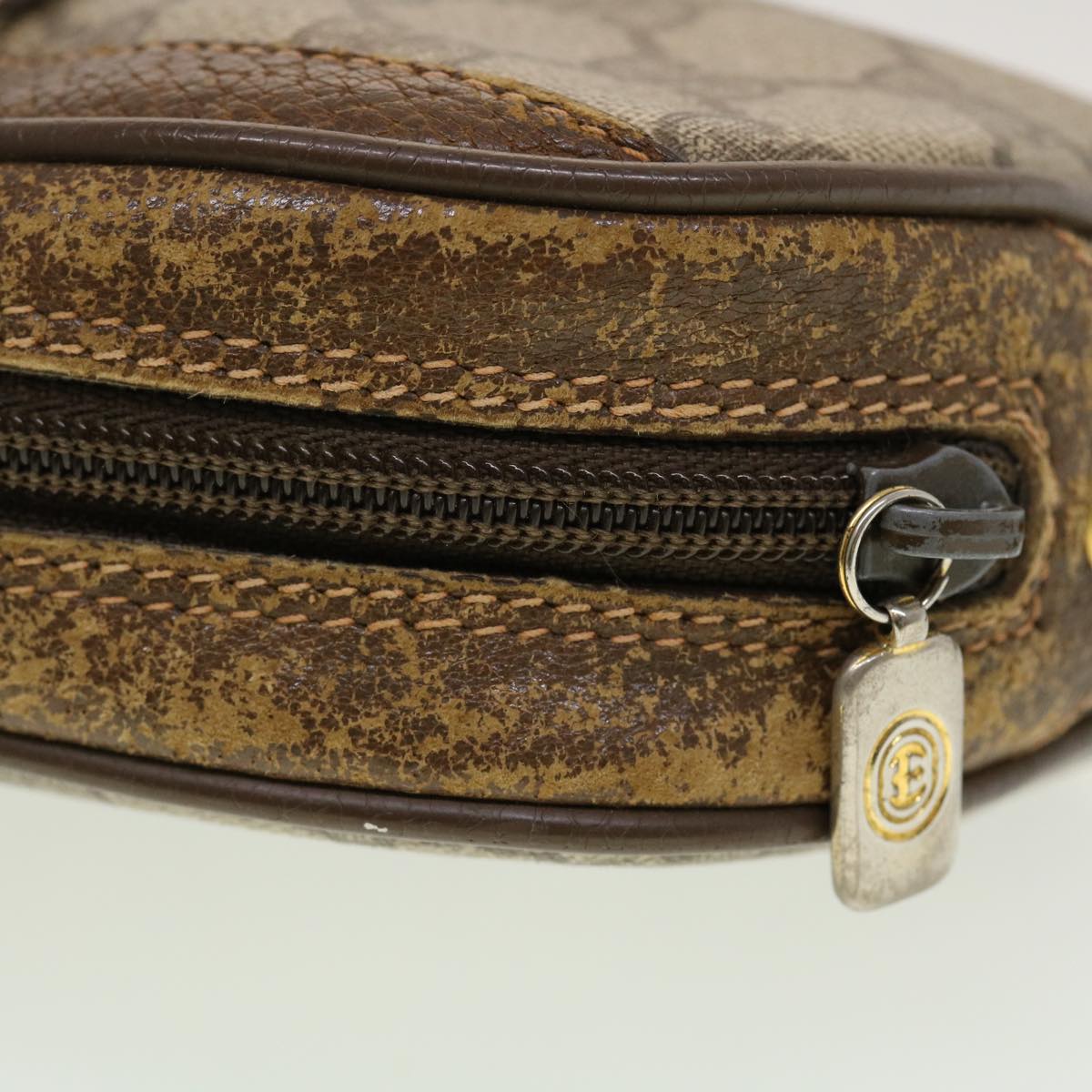 GUCCI GG Canvas Web Sherry Line Shoulder Bag Beige Red 89.02.066 rd5229