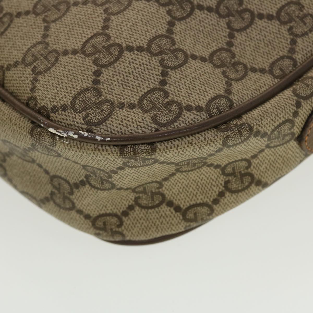GUCCI GG Canvas Web Sherry Line Clutch Bag Beige Red Green 89.01.034 rd5247