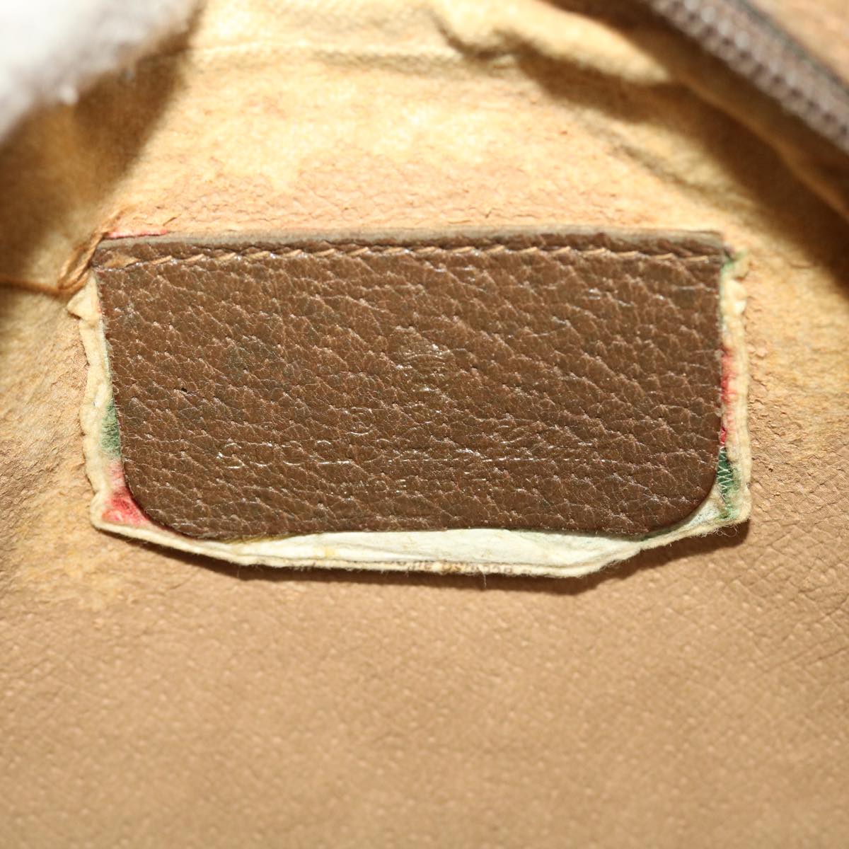 GUCCI GG Canvas Web Sherry Line Clutch Bag Beige Red Green 89.01.034 rd5247