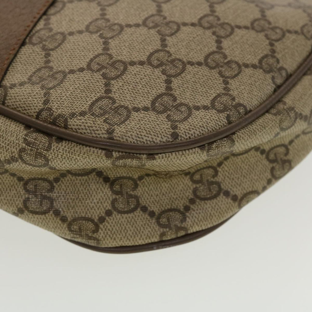 GUCCI GG Canvas Web Sherry Line Clutch Bag Beige Red Green 89.01.034 rd5247