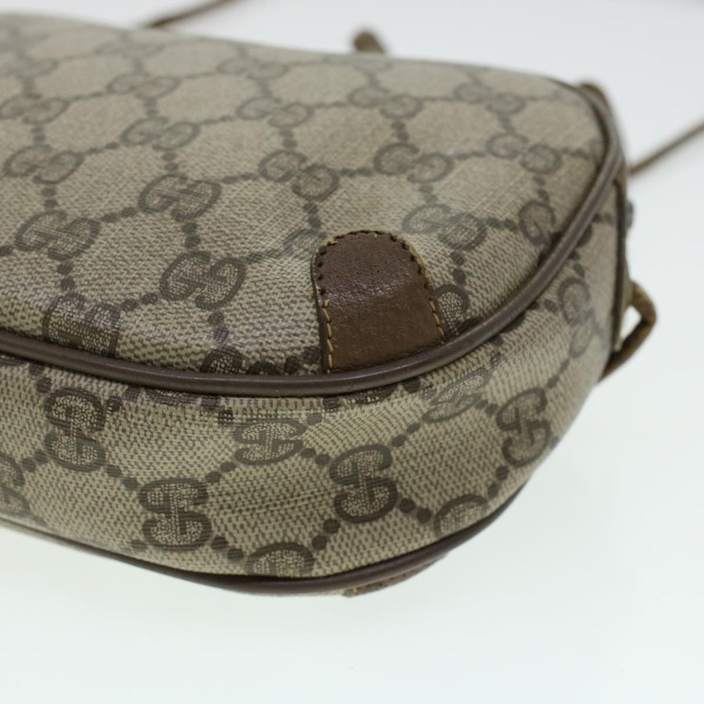 GUCCI GG Canvas Web Sherry Line Shoulder Bag Beige Red 89.02.066 rd5250