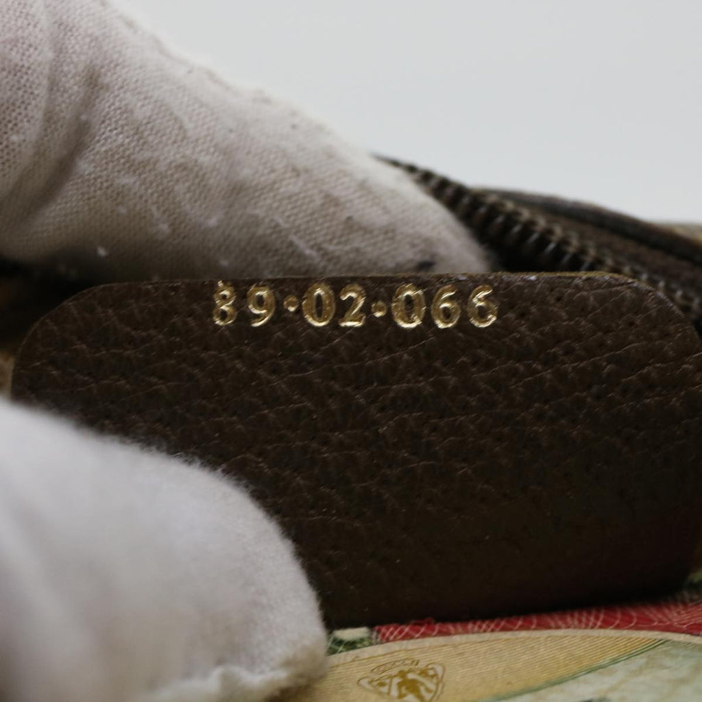 GUCCI GG Canvas Web Sherry Line Shoulder Bag Beige Red 89.02.066 rd5250