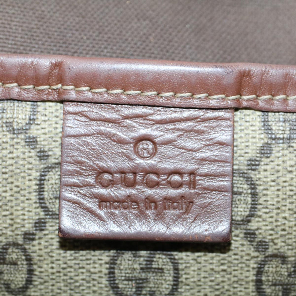 GUCCI GG Canvas Web Sherry Line Tote Bag Beige Red Green 211135 rd5255