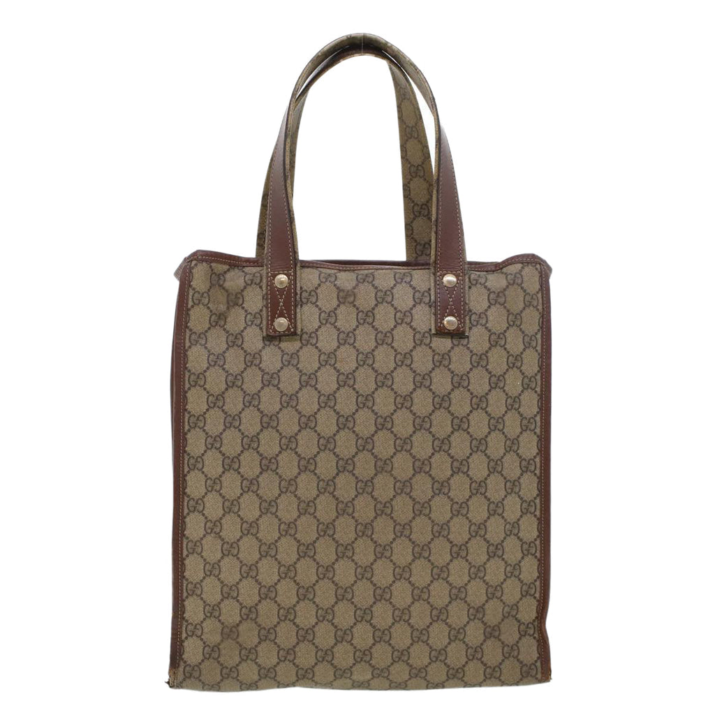 GUCCI GG Canvas Web Sherry Line Tote Bag Beige Red Green 211135 rd5255