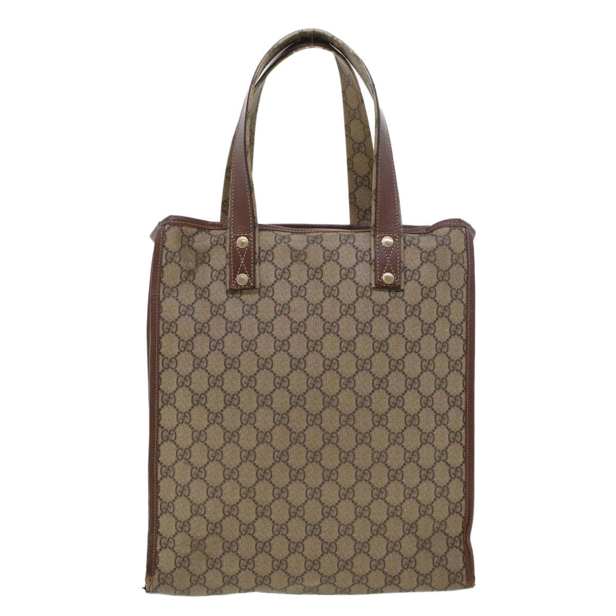 GUCCI GG Canvas Web Sherry Line Tote Bag Beige Red Green 211135 rd5255
