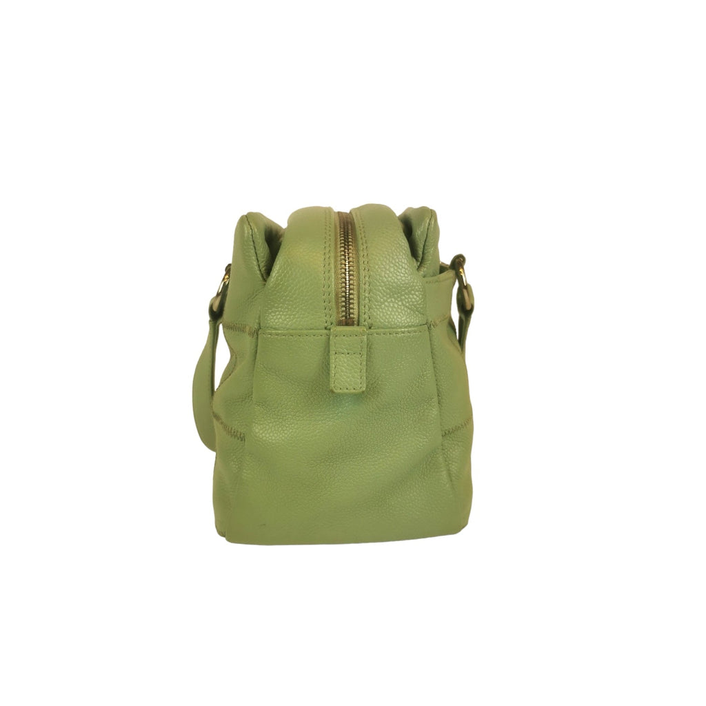 Chanel Chocolate Bar Bowling Bag Green