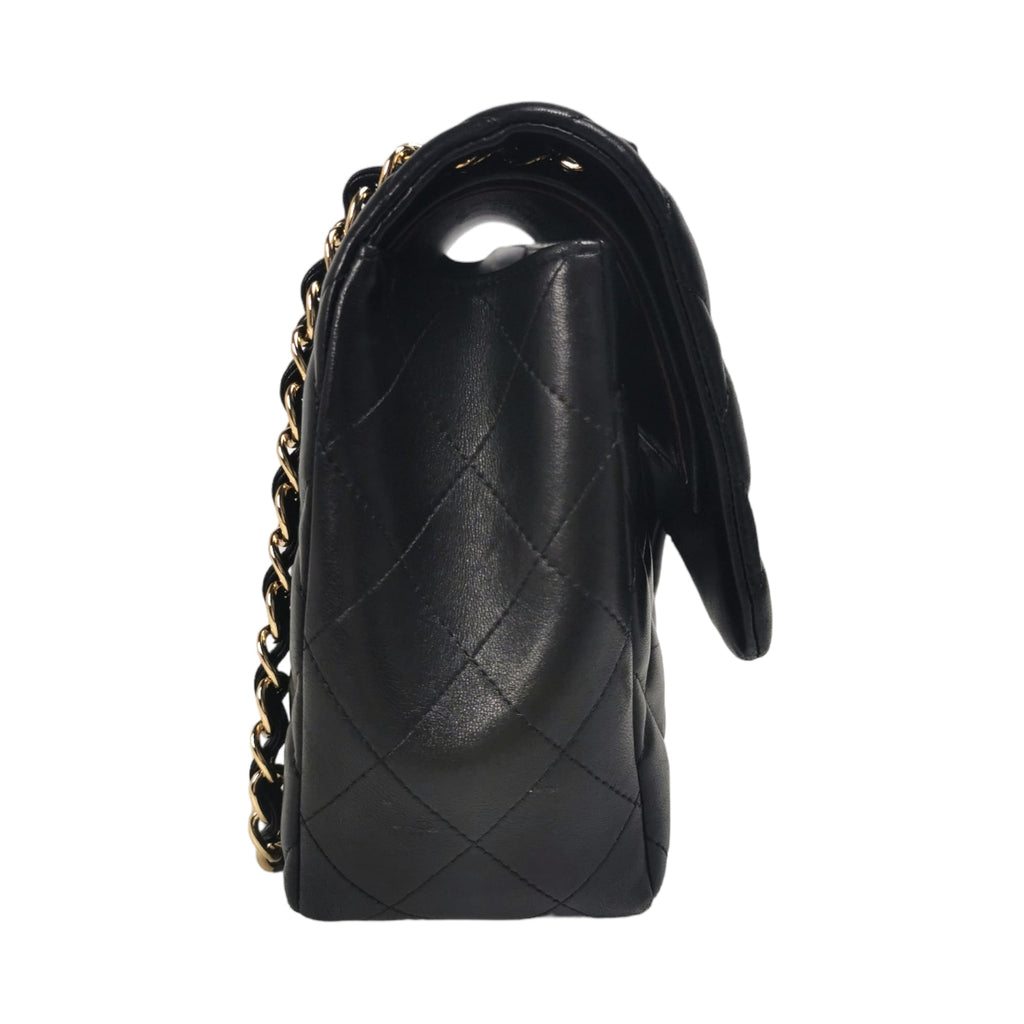 Chanel Classic Double Flap Jumbo Black Lambskin Gold