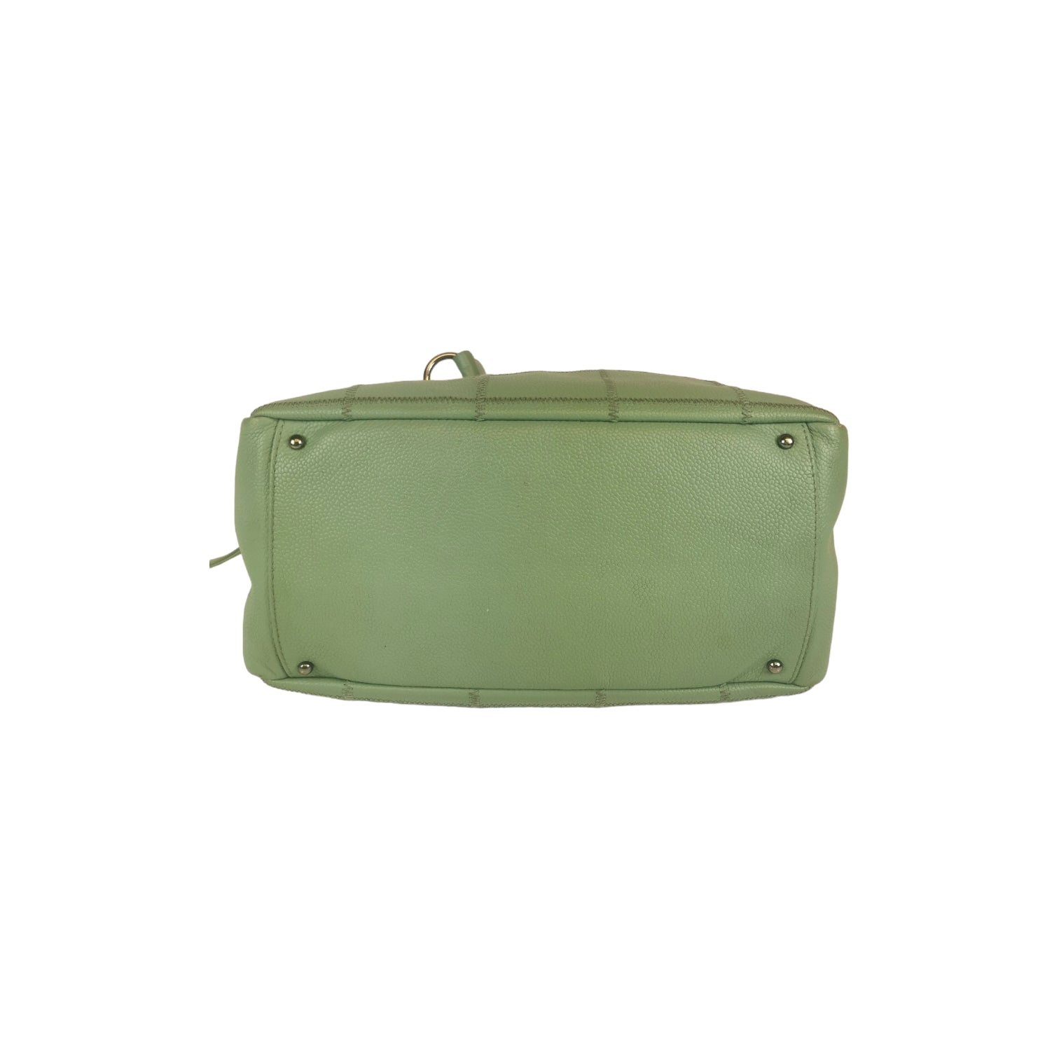 Chanel Chocolate Bar Bowling Bag Green